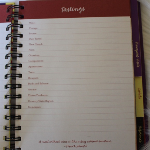 Wine Journal with Paintings by Wayne Ensured - Picture 5 of 13